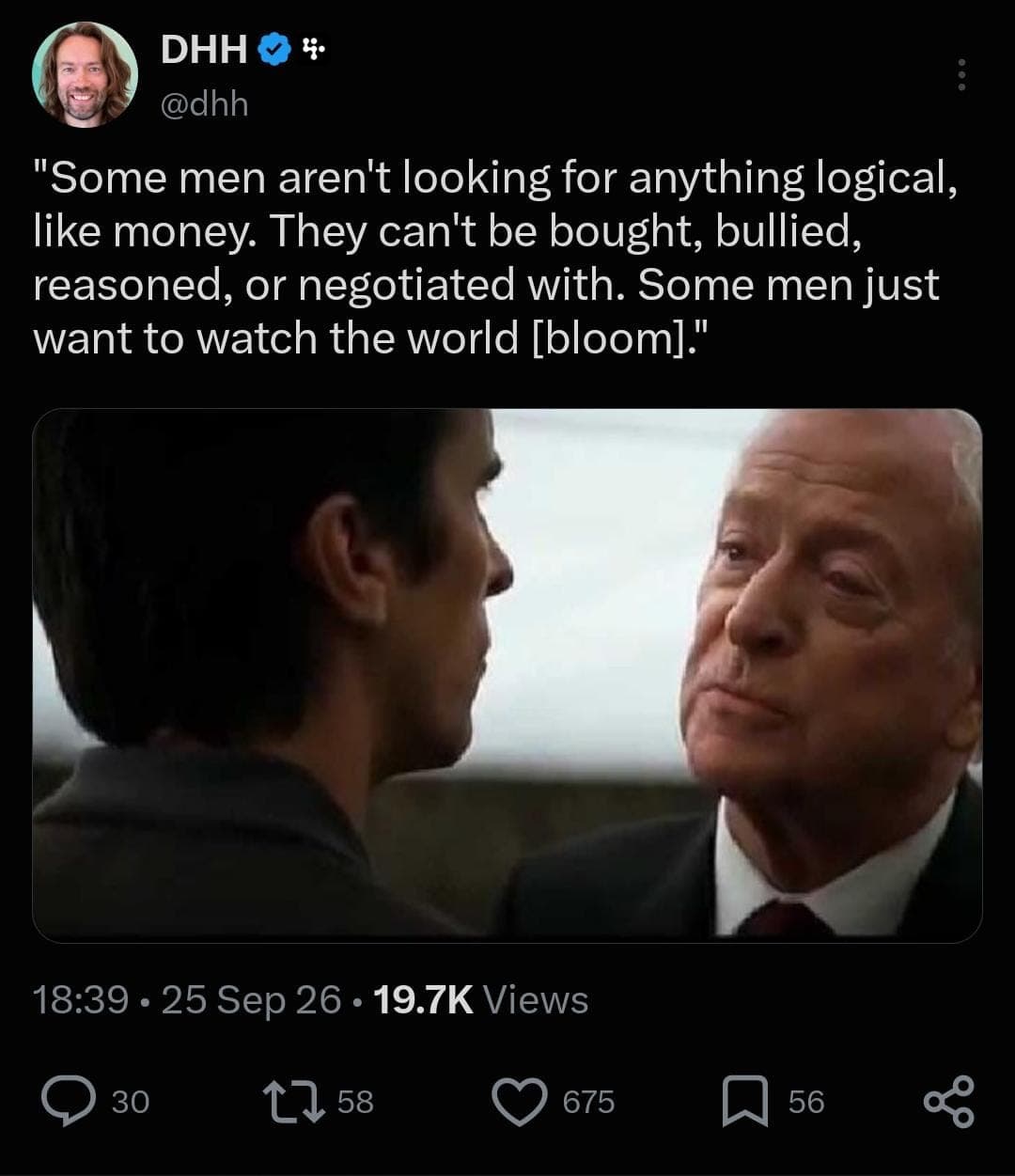 DHH tweet - The Dark Knight quote
